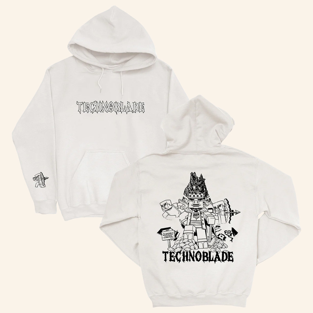 Technoblade Merch Diamond Bow Hoodie Christmas Gifts For Brother