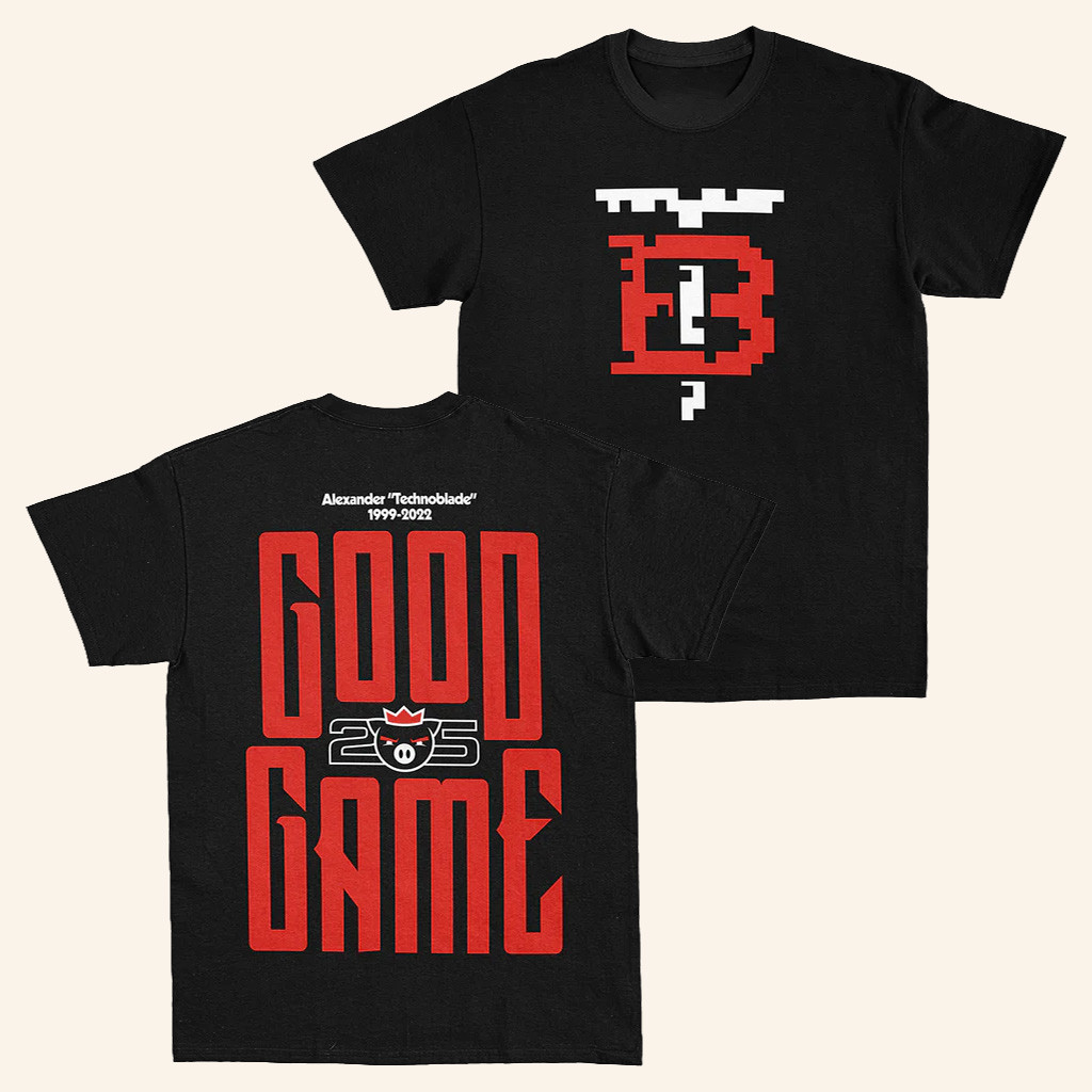 Technoblade Merch Good Game 25 Redux Shirt Gift Ideas For Him