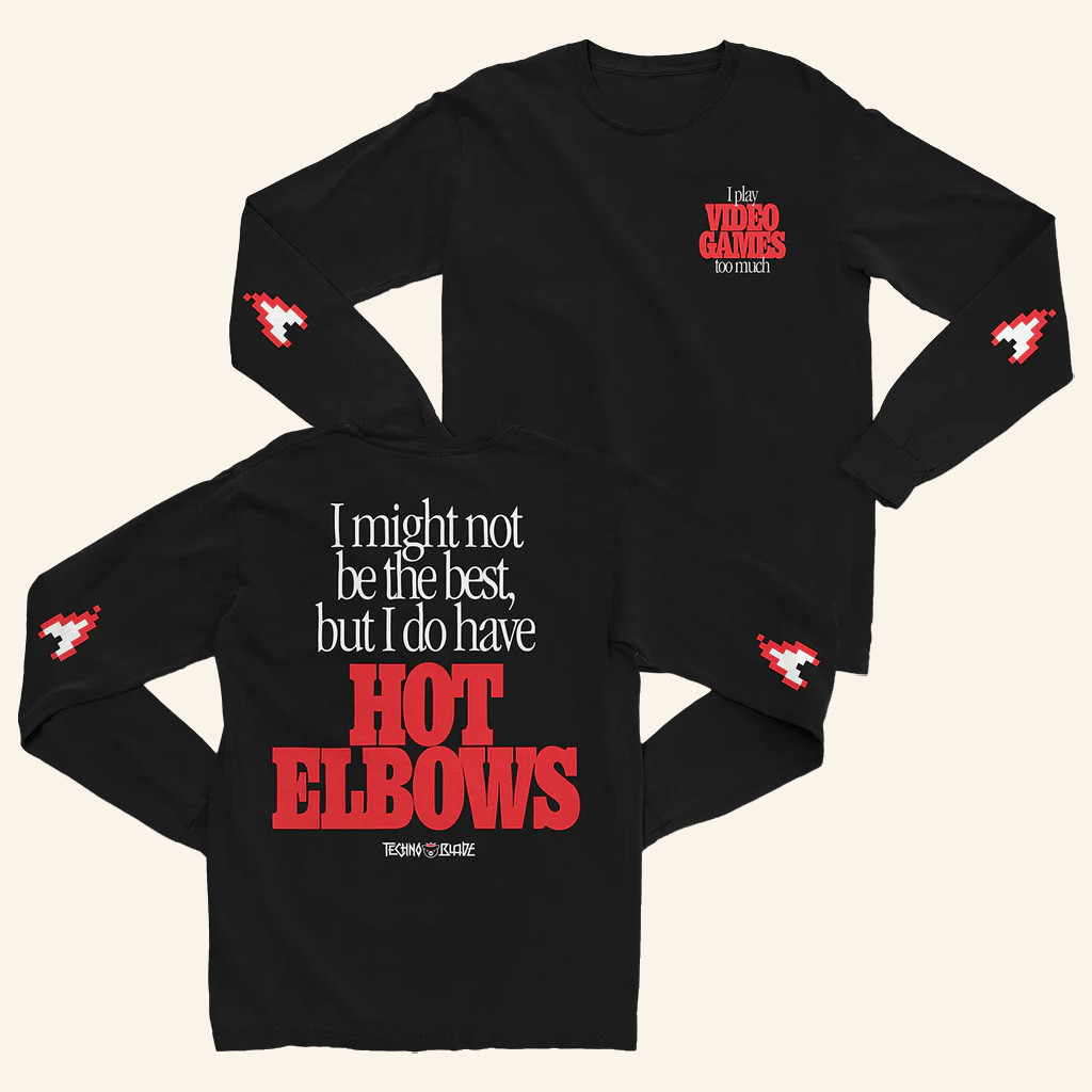 Technoblade Merch Hot Elbows Long Sleeve Shirt Christmas Presents For Boyfriend