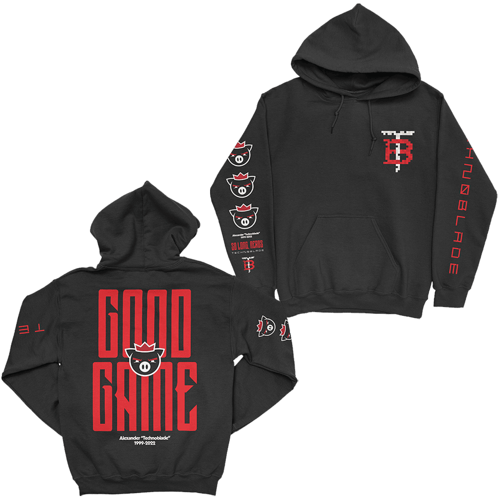 Technoblade Merch Technoblade Good Game Hoodie Fathers Day Gifts For Husband Gift Idea for Him Technoblade Merch Technoblade Good Game Hoodie Fathers Day Gifts For Husband Gift Idea for Him