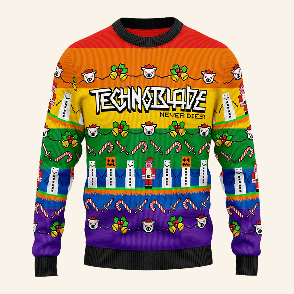 Technoblade Merch Technoblade Holiday Christmas Ugly Sweater Gifts For Friends Technoblade Merch Technoblade Holiday Christmas Ugly Sweater Gifts For Friends