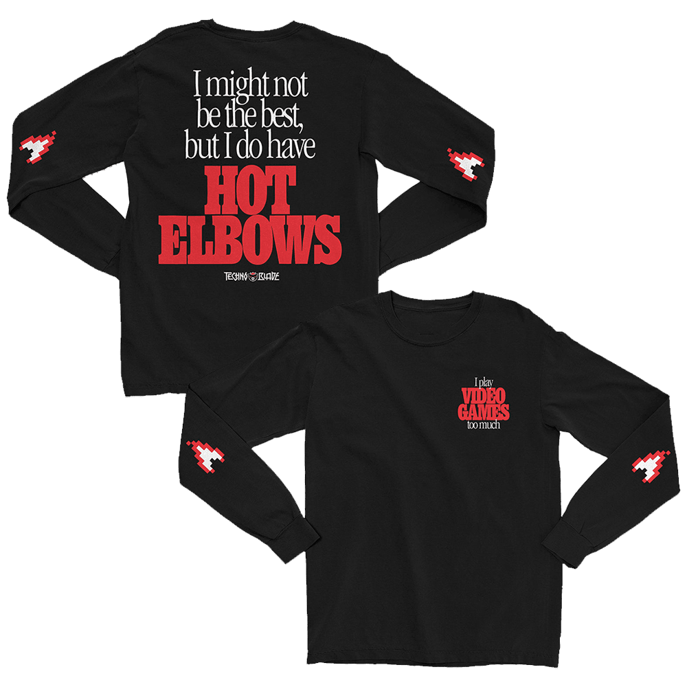 Technoblade Merch Technoblade Hot Elbows Long Sleeve Shirt Mother Day Special Gifts