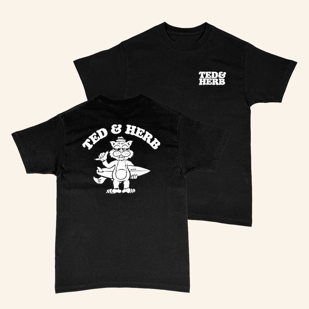 Ted And Herb Merch Ted And Herb Surf Cat Shirt Best Gifts For Brother