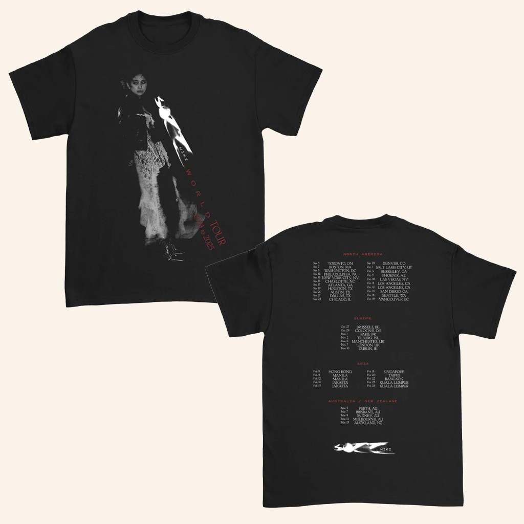 Ted Ellis Merch Niki Buzz Tour Black T-Shirt Gift Ideas For Music Lovers Ted Ellis Merch Niki Buzz Tour Black T-Shirt Gift Ideas For Music Lovers
