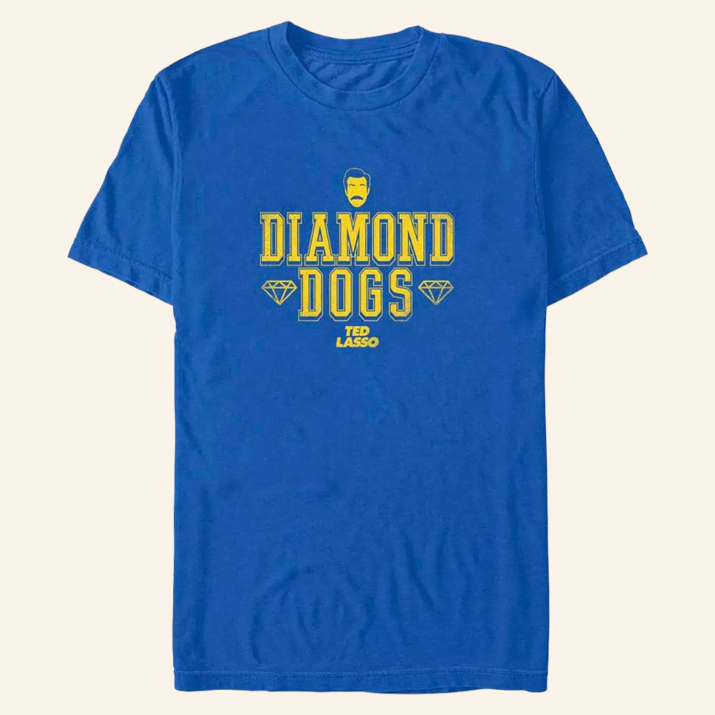Ted Lasso Merch Diamond Dogs T-Shirt Gifts Ideas For Boyfriend