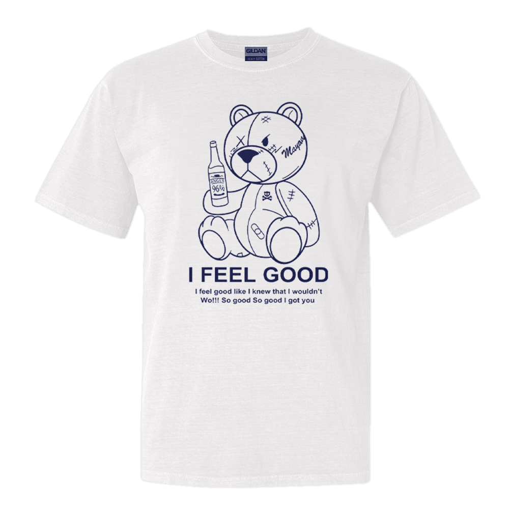 Teddy Bear I Feel Good I Feel Good Like I Knew That I Wouldnt Wo T-Shirt Country Boy Gift