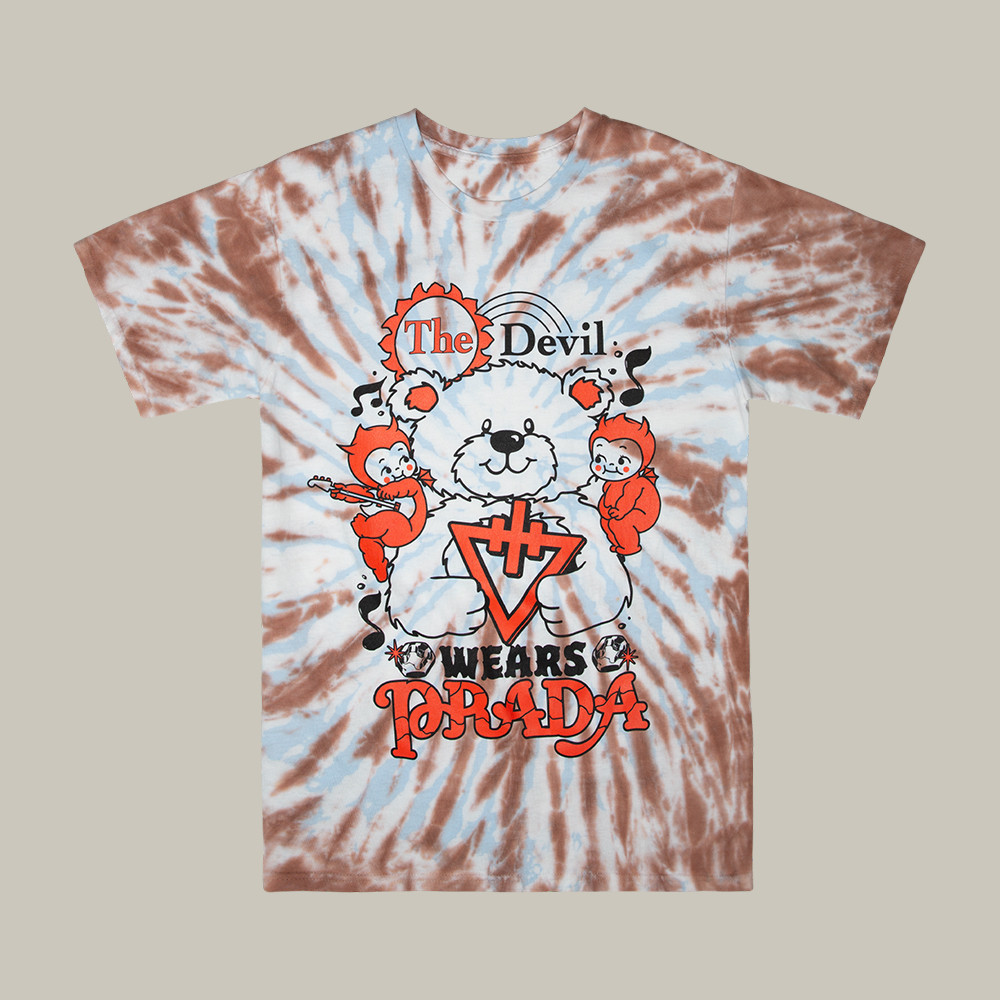 Teddy Bear Tie Dye T-Shirt The Devil Wears Prada Shirt Present For Fans