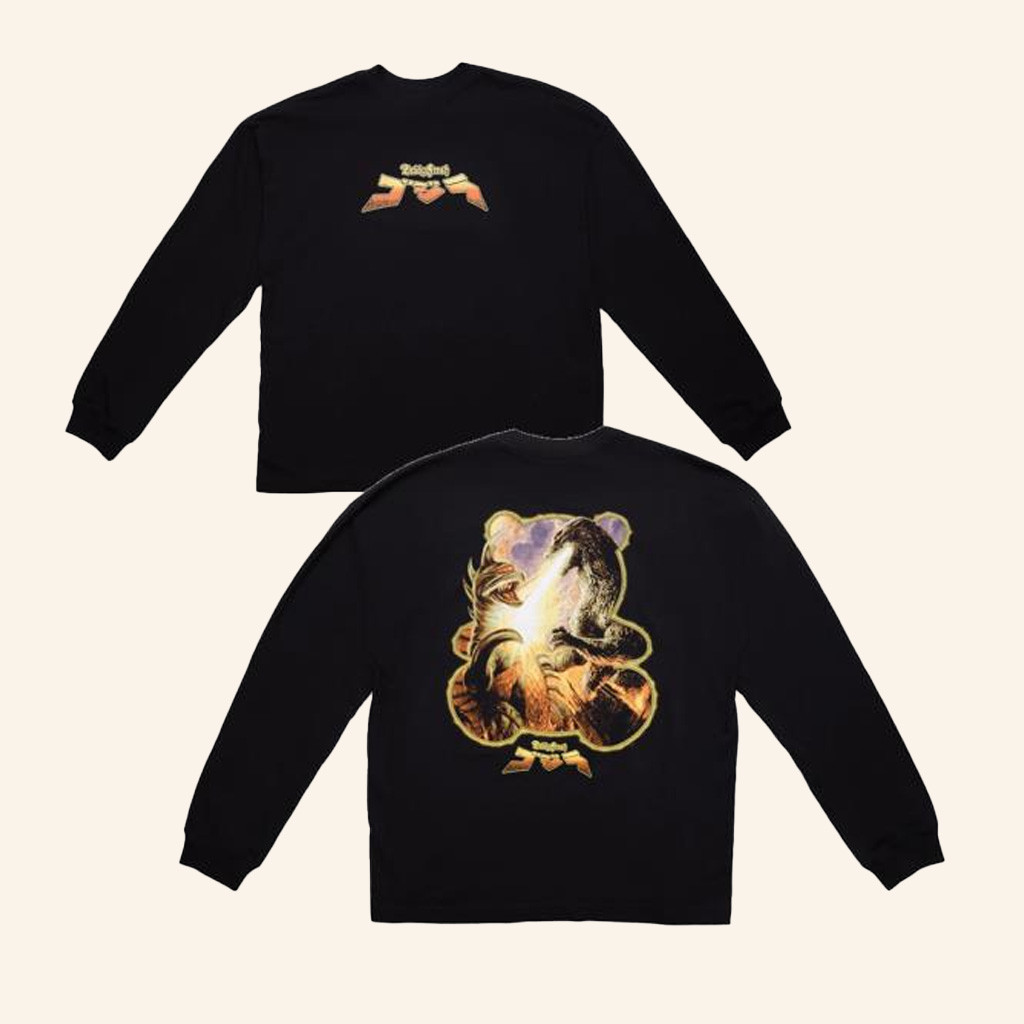 Teddy Fresh Merch Godzilla Kaiju Inferno Long Sleeve Shirt Present For Him Teddy Fresh Merch Godzilla Kaiju Inferno Long Sleeve Shirt Present For Him