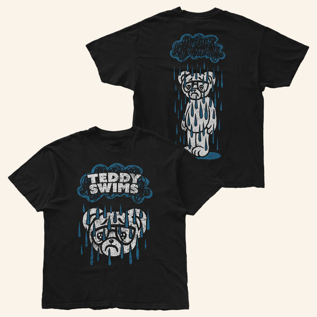 Teddy Swims Merch Rainy Day Teddy T-Shirt Presents For Boyfriend