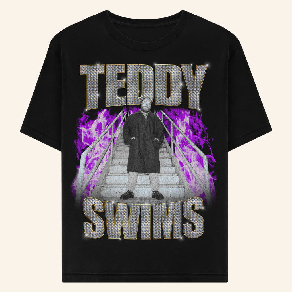 Teddy Swims Merch Retro Bootleg T-Shirt Gifts For Fans