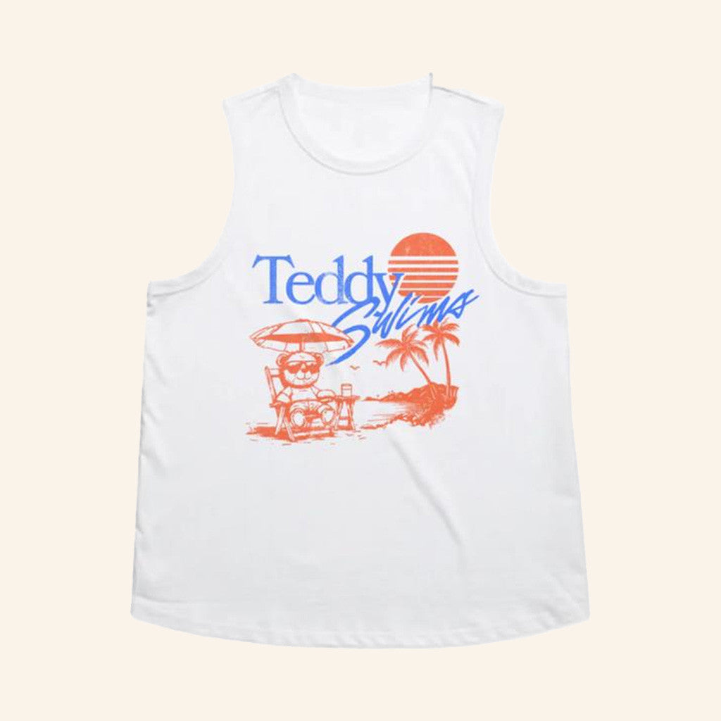 Teddy Swims Merch Summertime Teddy Tank Gifts For Fans Teddy Swims Merch Summertime Teddy Tank Gifts For Fans
