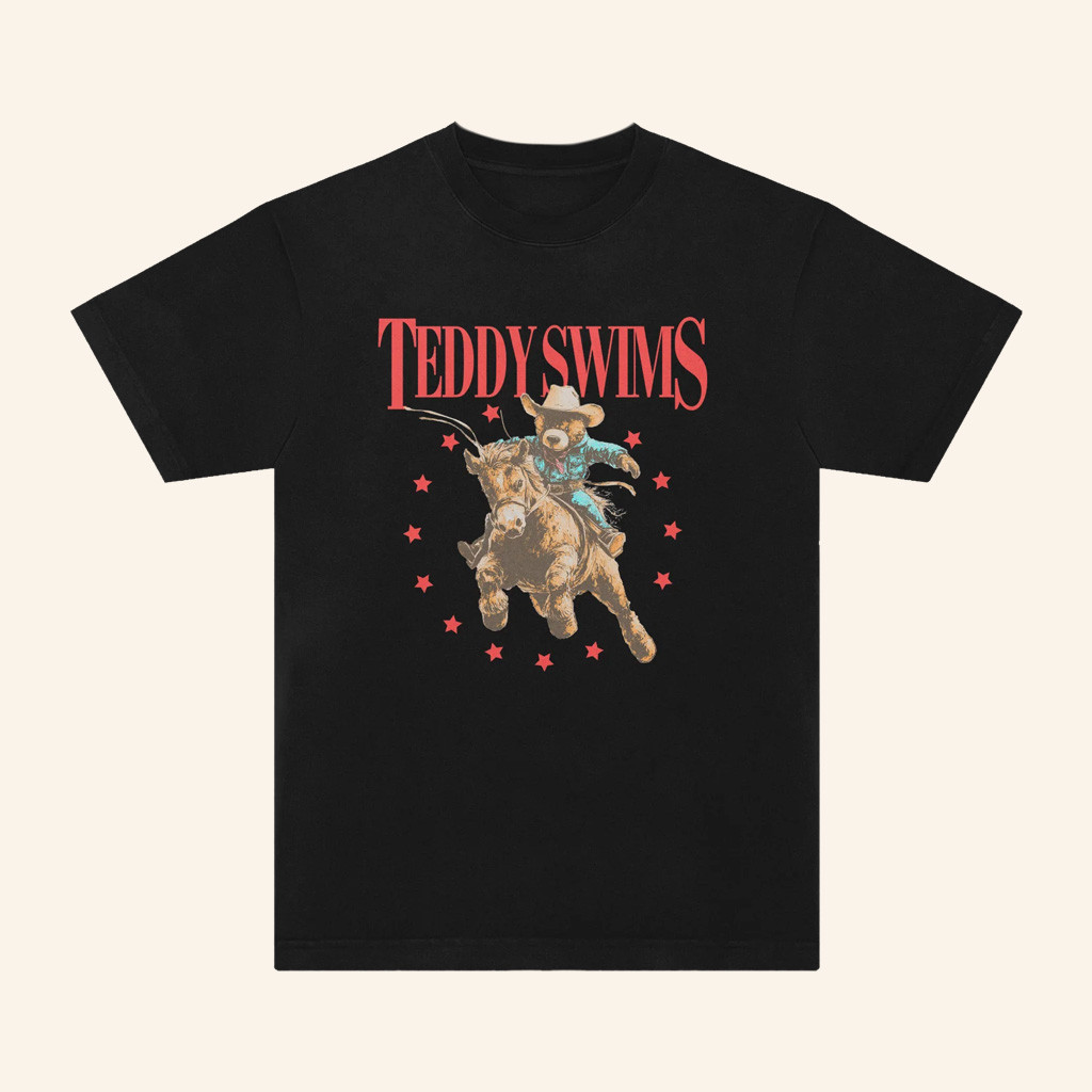 Teddy Swims Merch Teddy Cowboy T-Shirt Music Lover Gift Ideas For Him Teddy Swims Merch Teddy Cowboy T-Shirt Music Lover Gift Ideas For Him