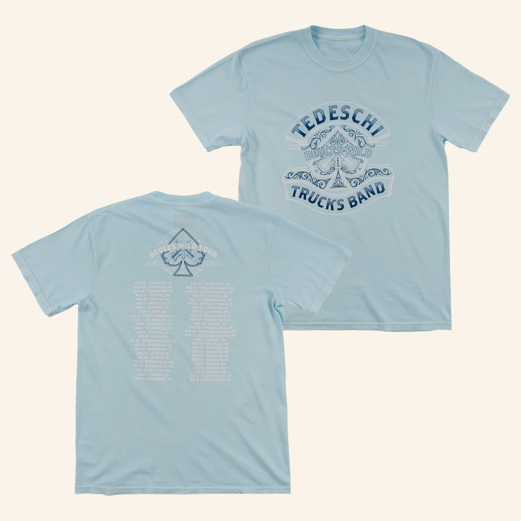 Tedeschi Trucks Band Merch Deuces Wild Spade Tour T-Shirt Gifts For Rock Lovers Tedeschi Trucks Band Merch Deuces Wild Spade Tour T-Shirt Gifts For Rock Lovers