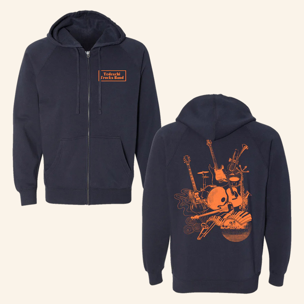Tedeschi Trucks Band Merch Ensemble Zip Hoodie Birthday Gifts For Rock Fans