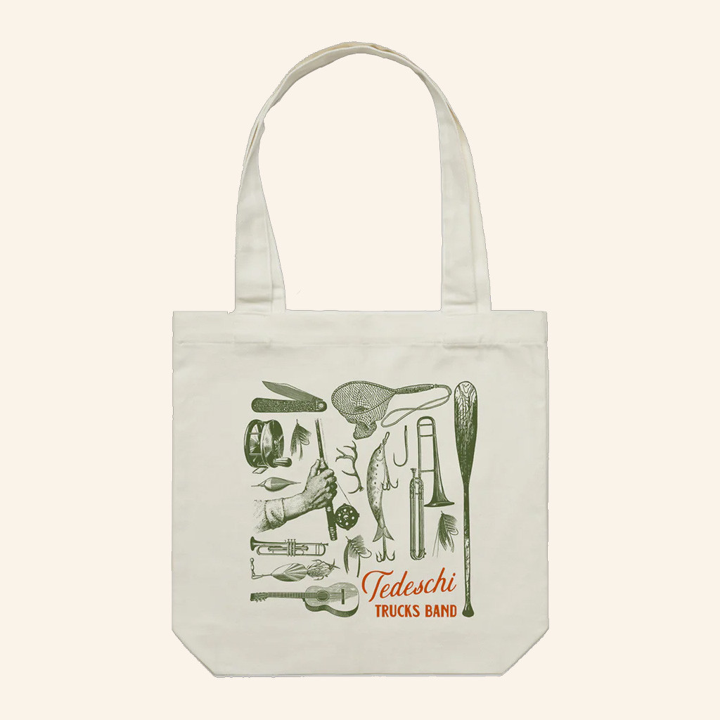 Tedeschi Trucks Band Merch Fishing Gear Tote Bag Birthday Gifts For Wife Tedeschi Trucks Band Merch Fishing Gear Tote Bag Birthday Gifts For Wife