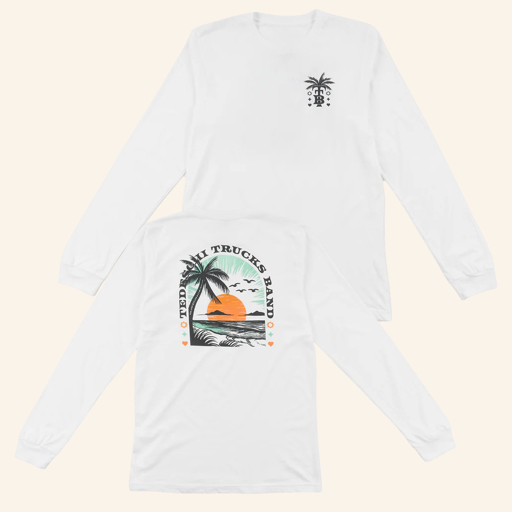 Tedeschi Trucks Band Merch Palm Tree Long Sleeve T-Shirt Best Gifts For Music Lovers Tedeschi Trucks Band Merch Palm Tree Long Sleeve T-Shirt Best Gifts For Music Lovers
