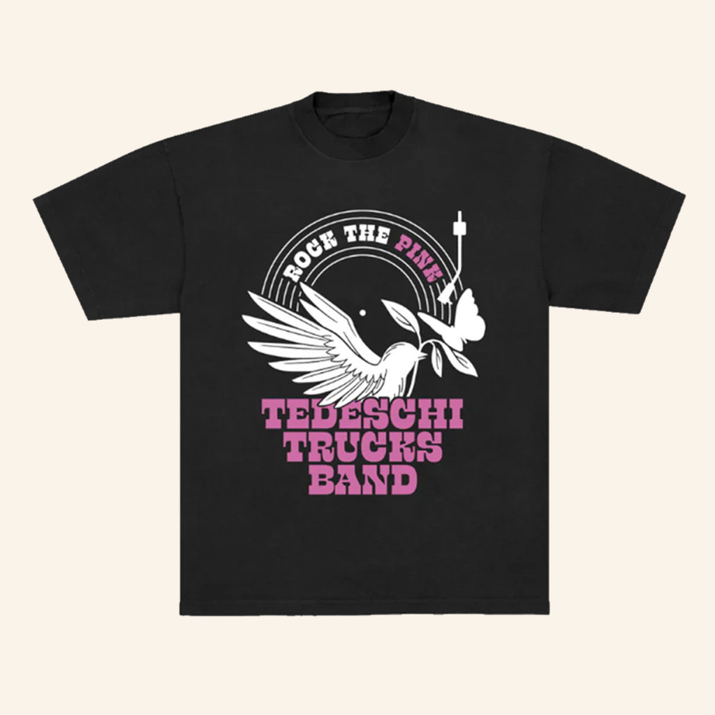 Tedeschi Trucks Band Merch Rock The Pink T-Shirt Cool Gifts For Music Lovers
