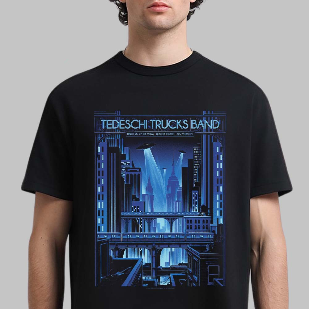 Tedeschi Trucks Band New York 2026 T-Shirt Music Fan Merch Present For Huge Fans