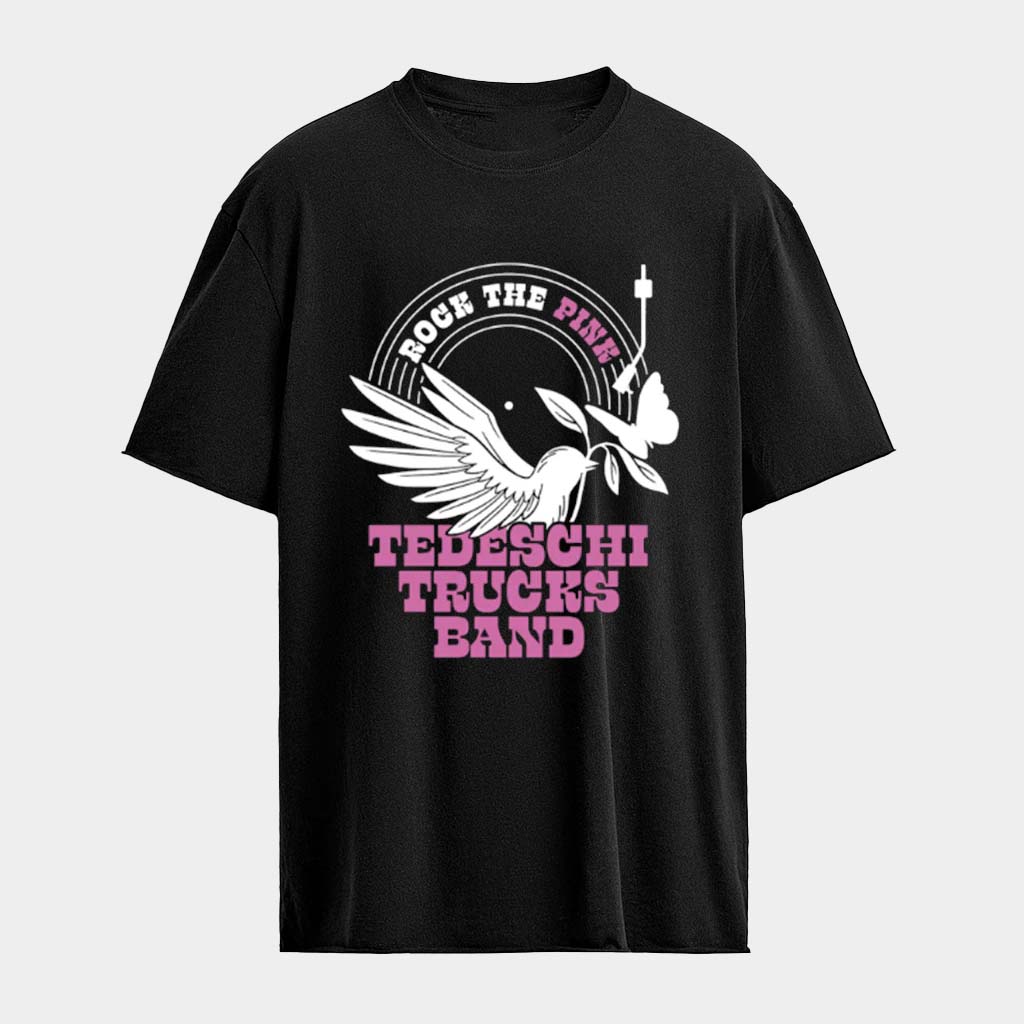 Tedeschi Trucks Band Rock The Pink Bird T-shirt Tedeschi Trucks Clothing Gifts For Music Fans Tedeschi Trucks Band Rock The Pink Bird T-shirt Tedeschi Trucks Clothing Gifts For Music Fans