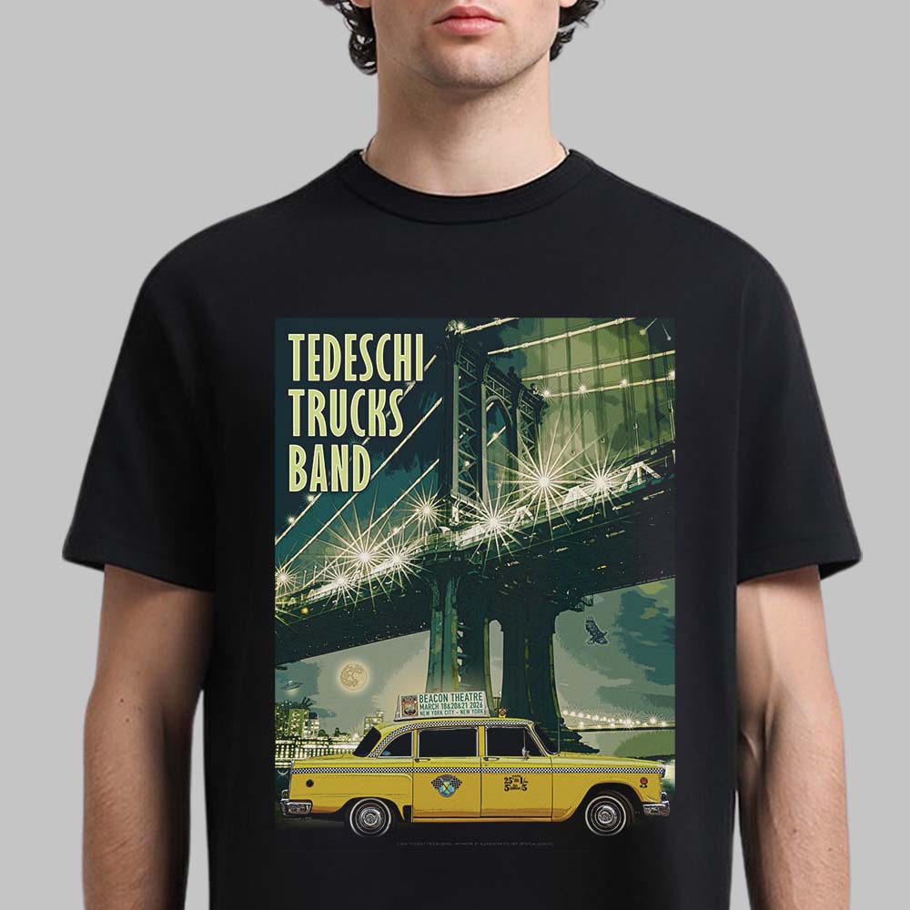 Tedeschi Trucks Band's 2026 Residency T-Shirt Tedeschi Trucks Clothes Rock Music Lover Gift