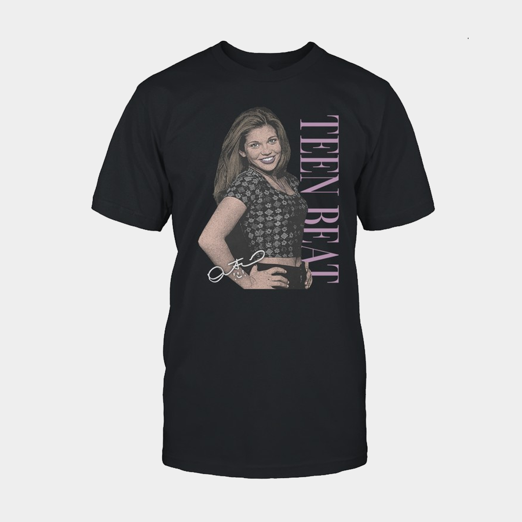 Teen Beat Merch Topanga Lawrence T-Shirt Black Teen Beat Shirt Gifts For Friends