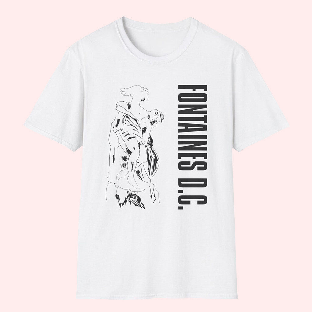 Teestow Merch Fontaines DC White T-Shirt Gifts For Besties Teestow Merch Fontaines DC White T-Shirt Gifts For Besties