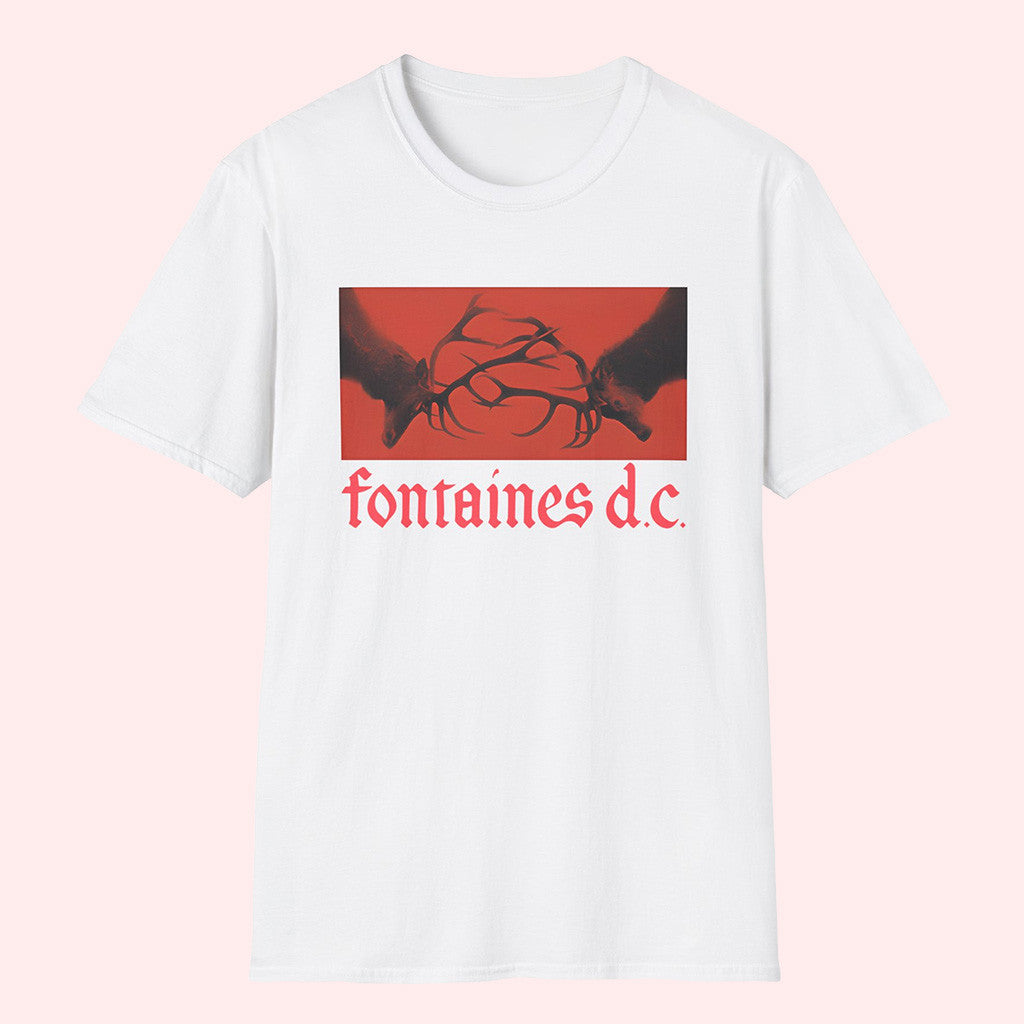 Teestow Merch Fontaines DC White T-Shirt Gifts For Husband Teestow Merch Fontaines DC White T-Shirt Gifts For Husband