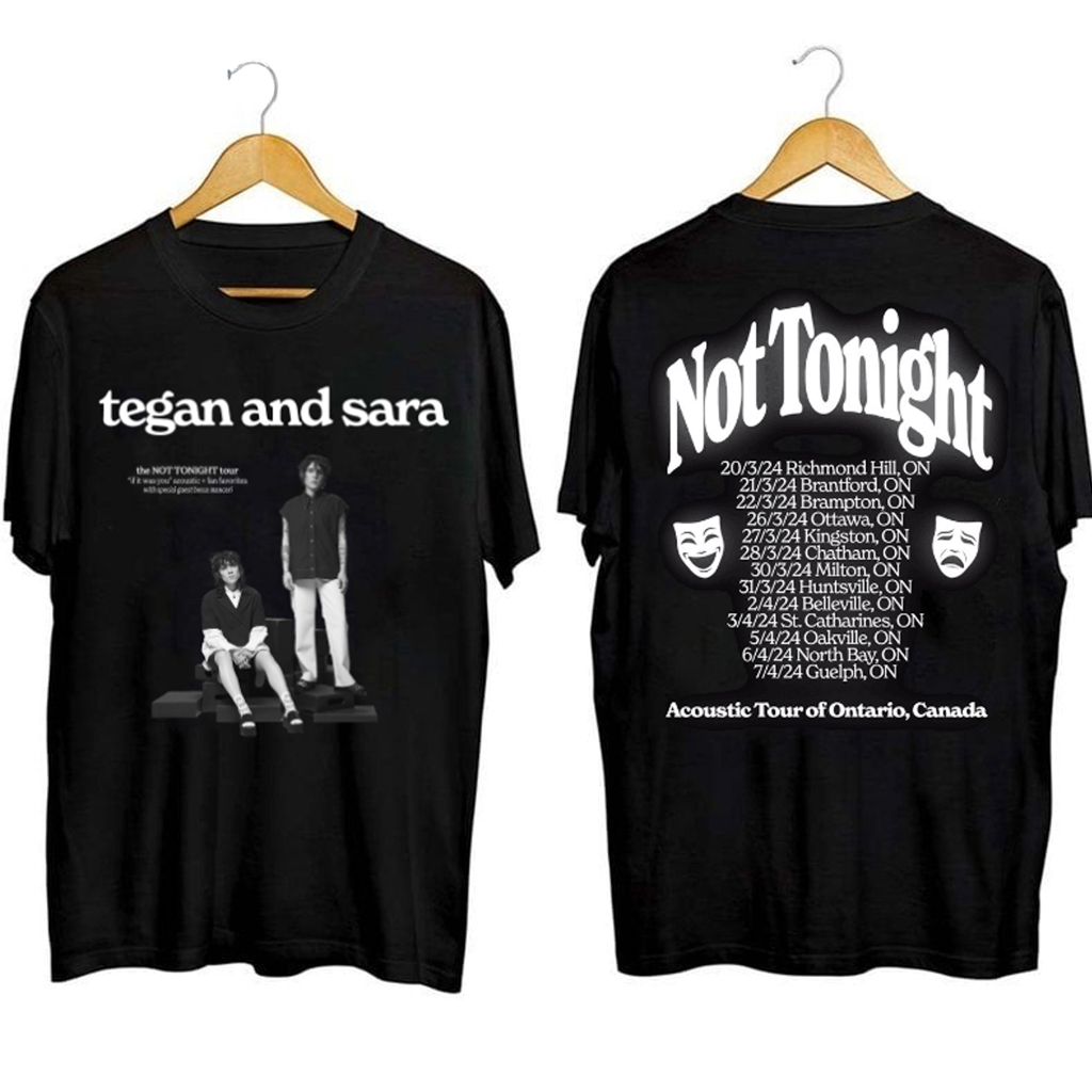 Tegan And Sara The Not Tonight Tour Shirt Tegan And Sara Merch Gift Ideas For Pop Fans Tegan And Sara The Not Tonight Tour Shirt Tegan And Sara Merch Gift Ideas For Pop Fans