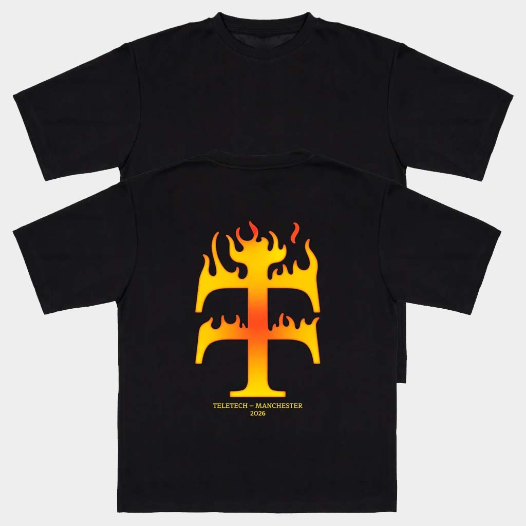 Teletech Merch Orange Flame T-Shirt Birthday Gift For Son In Law