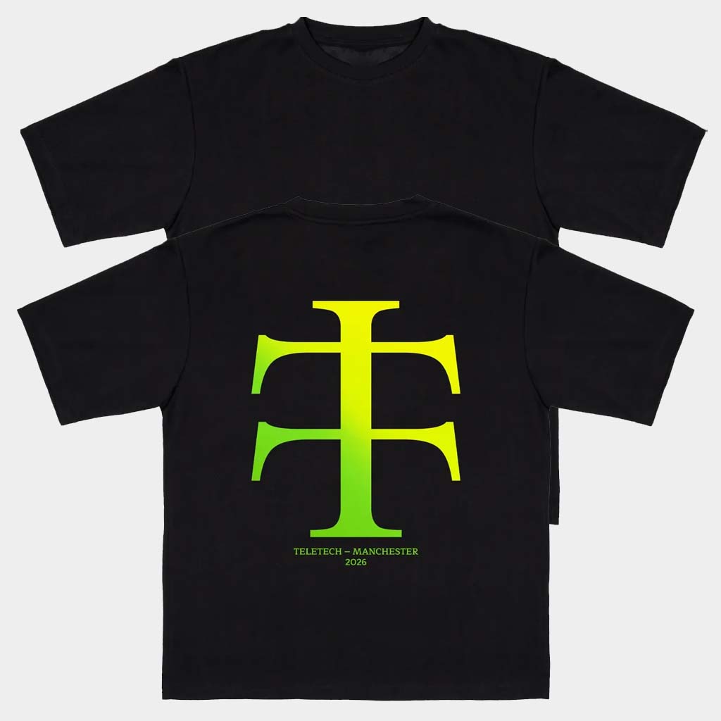 Teletech Merch Teletech Manchester 2026 T-Shirt Green Yellow OG Shirt Gifts For Dad