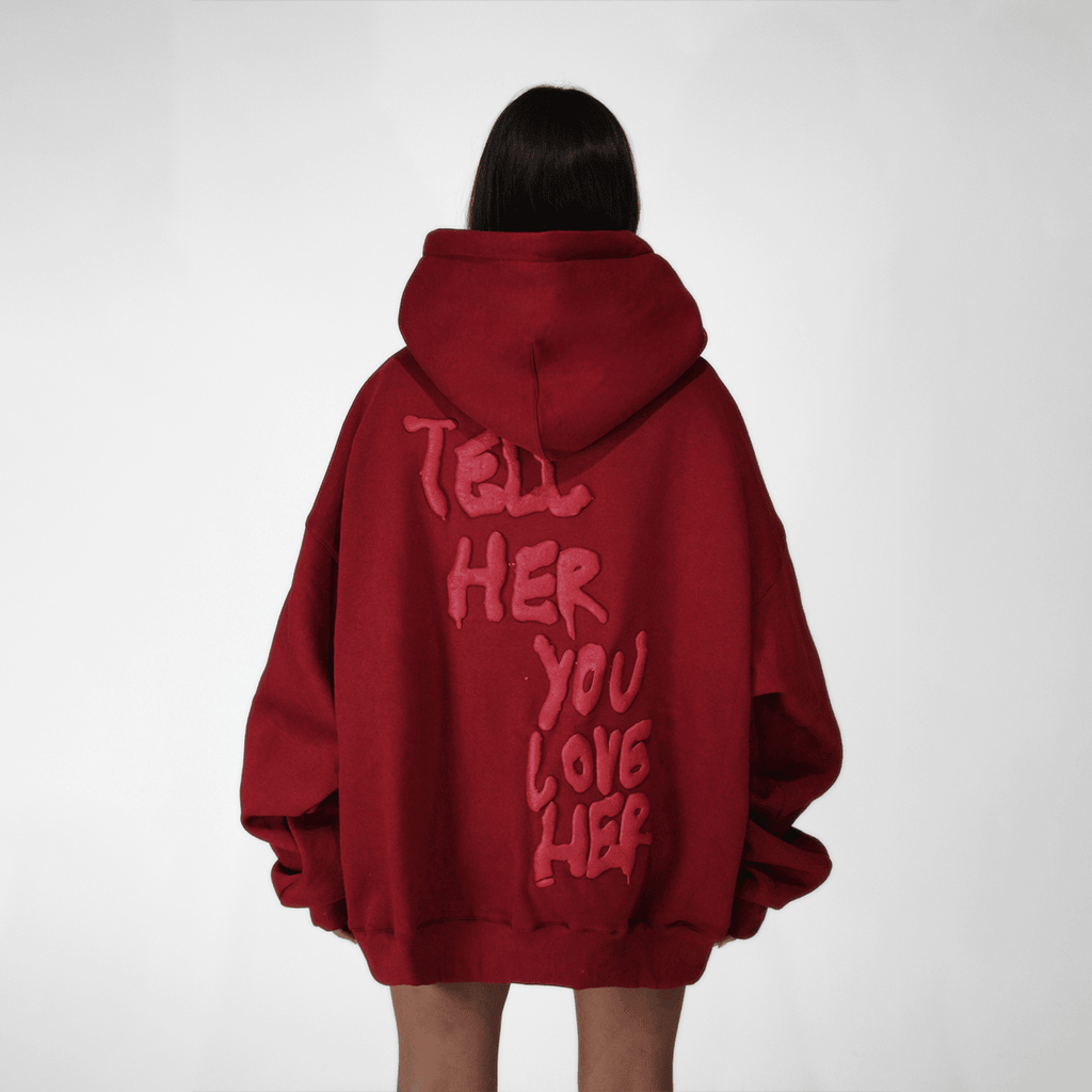 Tell Her You Love Her Hoodie Cute Gift Idea for Girlfriend Thoughtful Hoodie