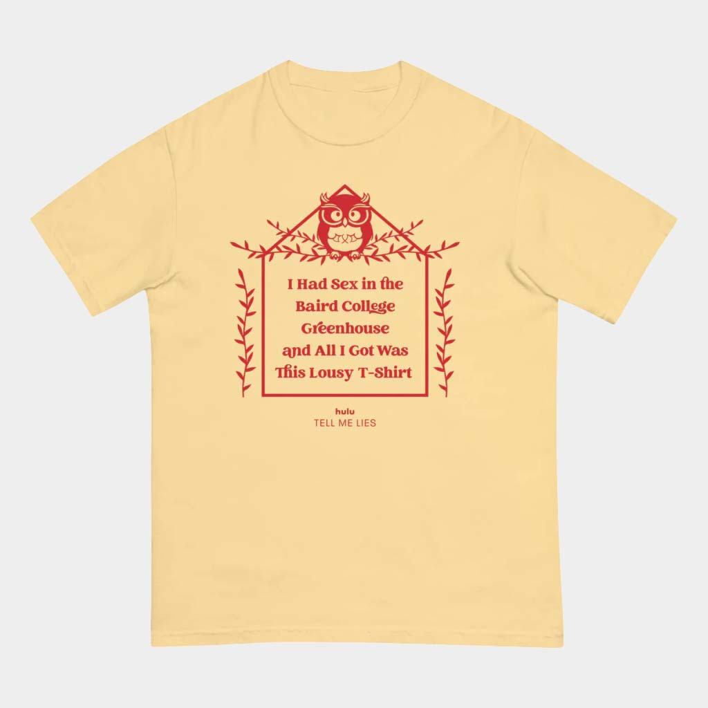 Tell Me Lies Merch Tell Me Lies Baird College Greenhouse T-Shirt Birthday Present For Friends