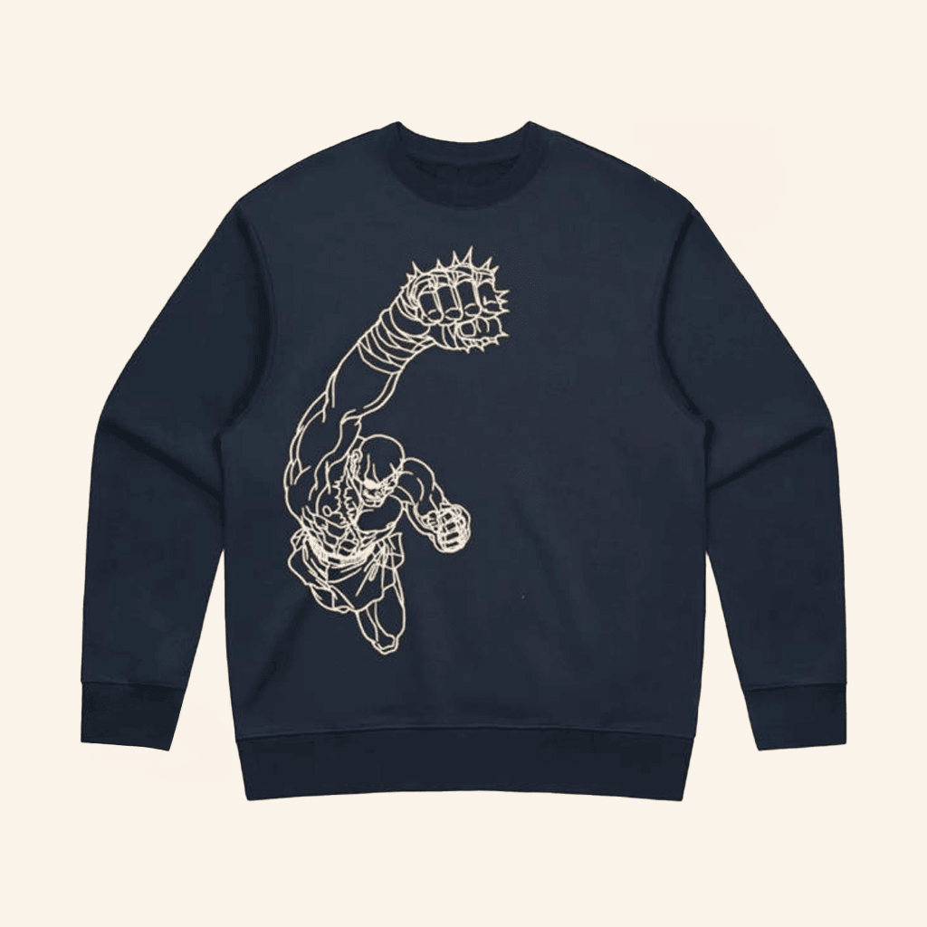 Ten O Merch Street Fighter Tiger Uppercut Crew Neck Sweatshirt Gifts For Dad Ten O Merch Street Fighter Tiger Uppercut Crew Neck Sweatshirt Gifts For Dad