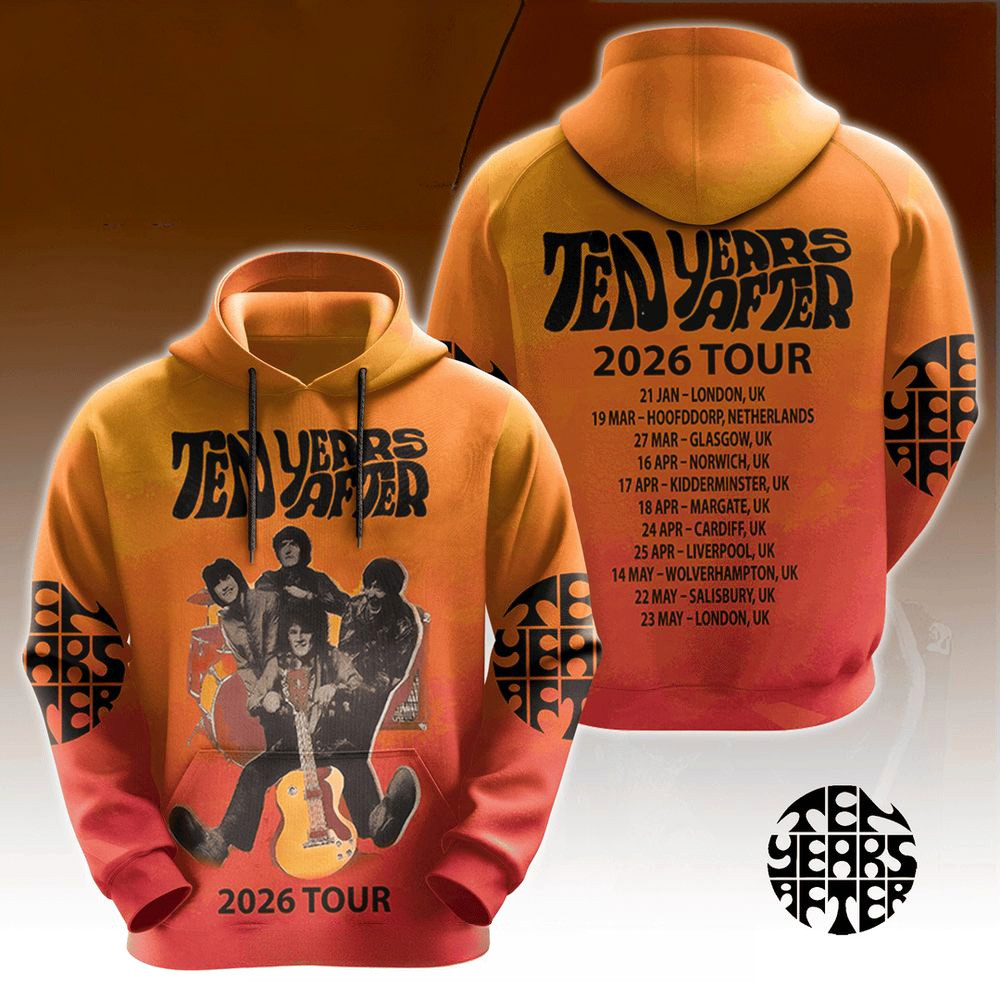 Ten Years After 2026 Tour Hoodie Ten Years After Merch Best Birthday Gift For Brother