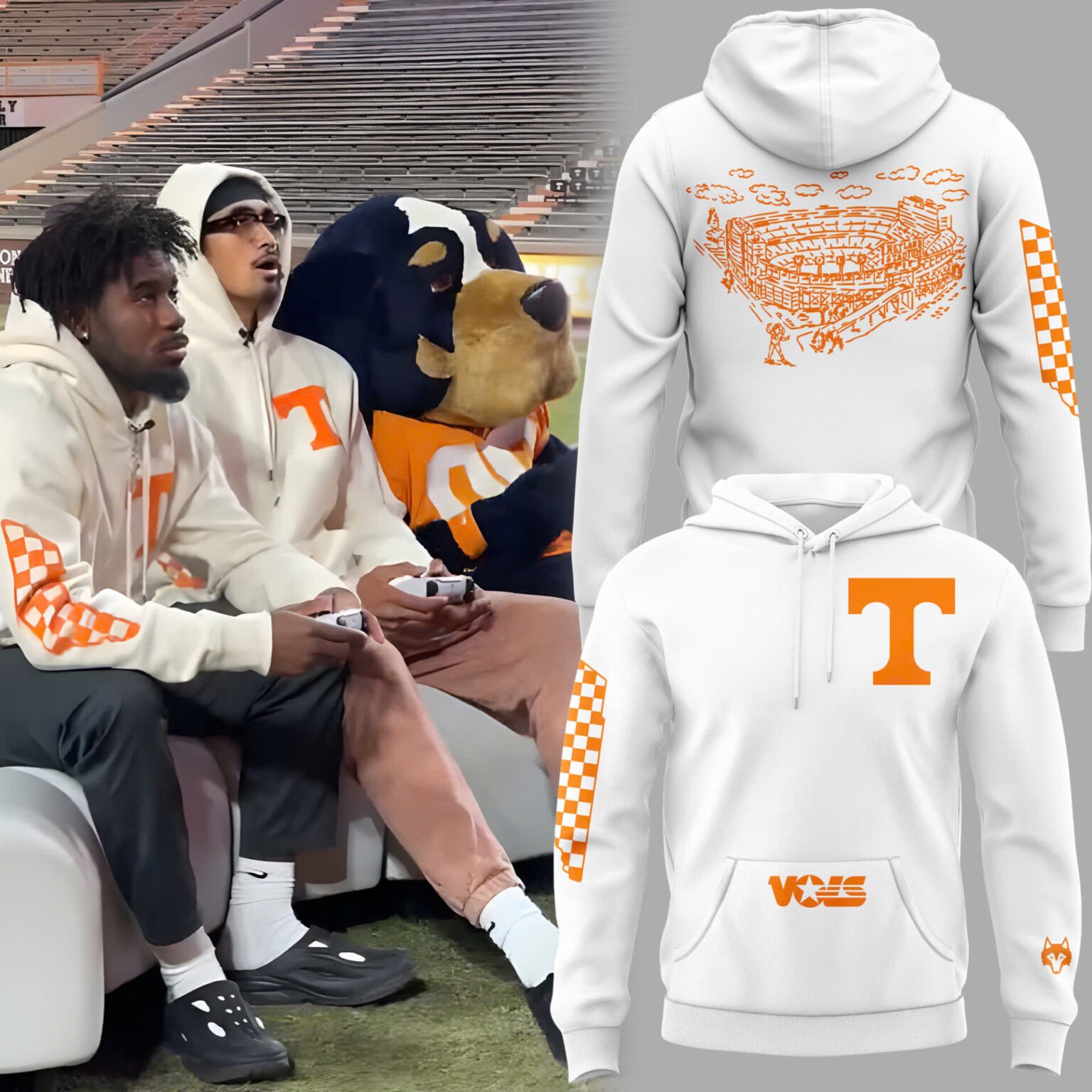 Tennessee Football Greyson Clothiers Neyland Stadium Fireside Pullover Hoodie Best Gifts For Tennessee Fan Lovers_