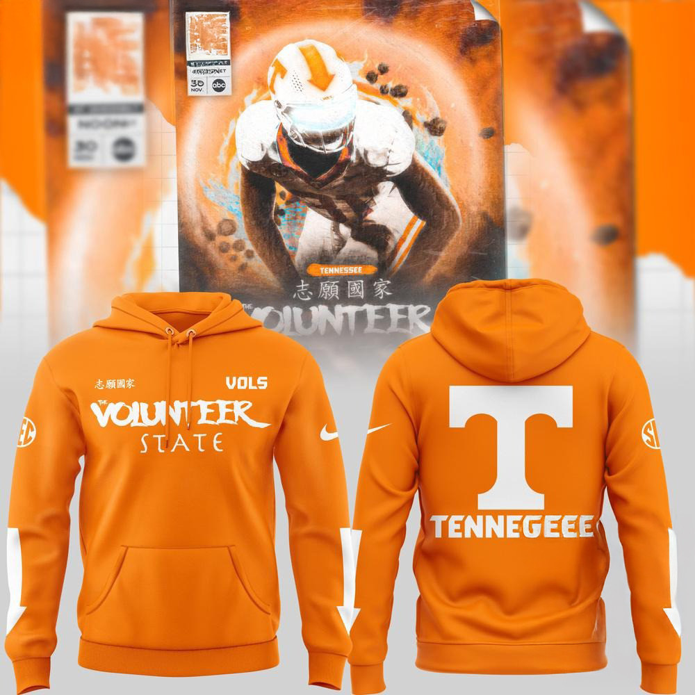Tennessee Football Special Volunteer State Hoodie Football Fan Gift Ideas
