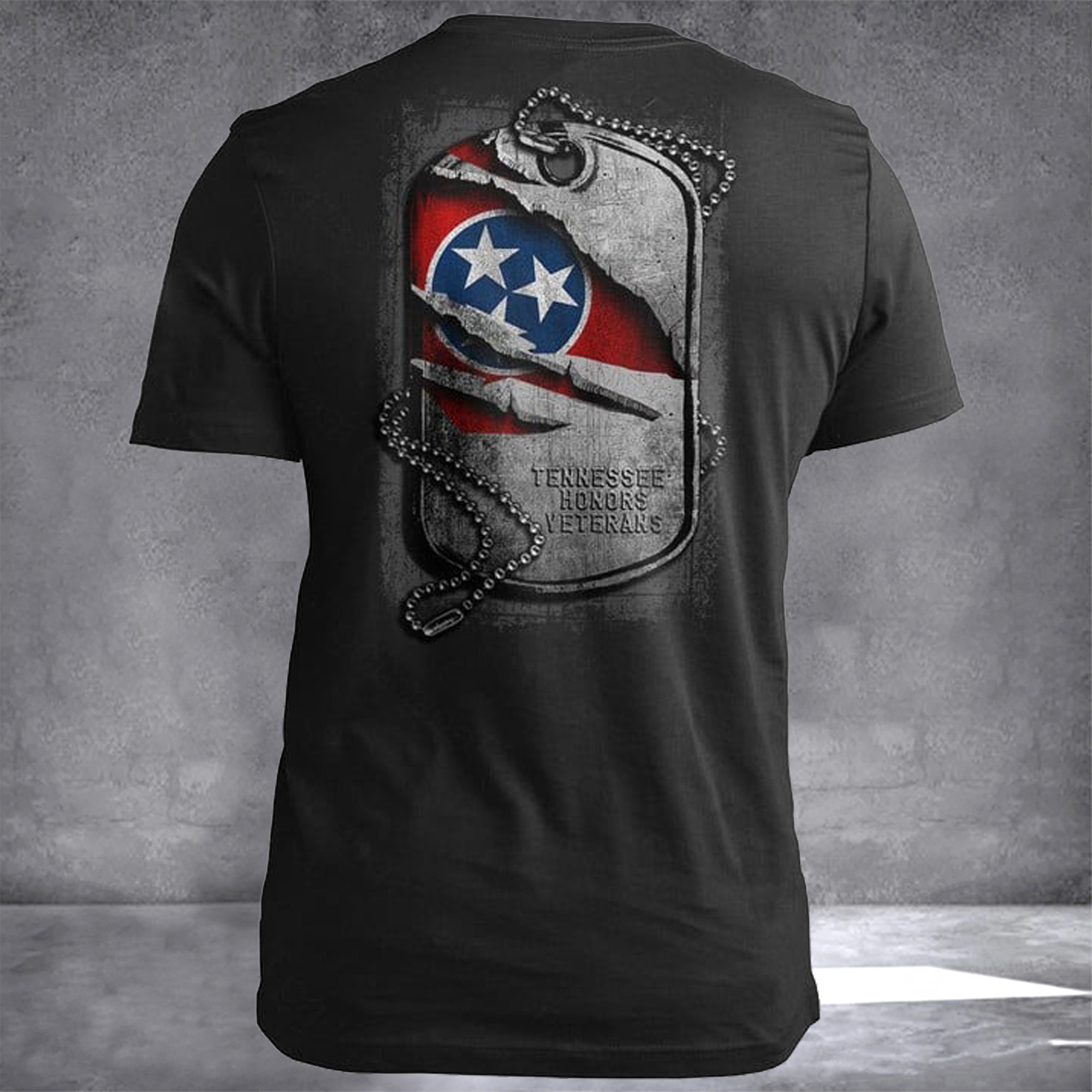 Tennessee Honors Veterans Tennessee T-Shirt Men's Patriotic Apparel Gifts For Veterans Dad