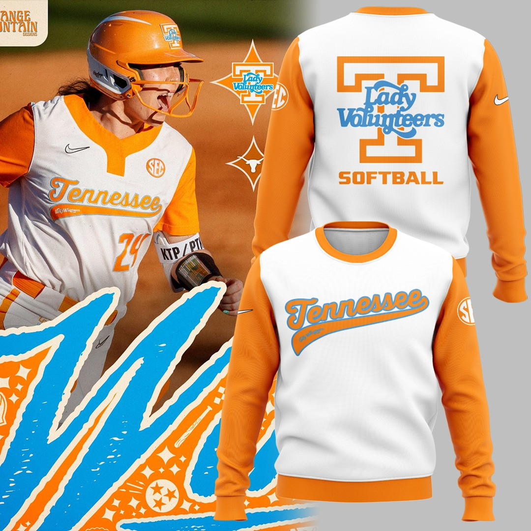 Tennessee Lady Volunteers Softball 2025 Sweatshirt Support Tennessee Vols Fan Merch Apparel