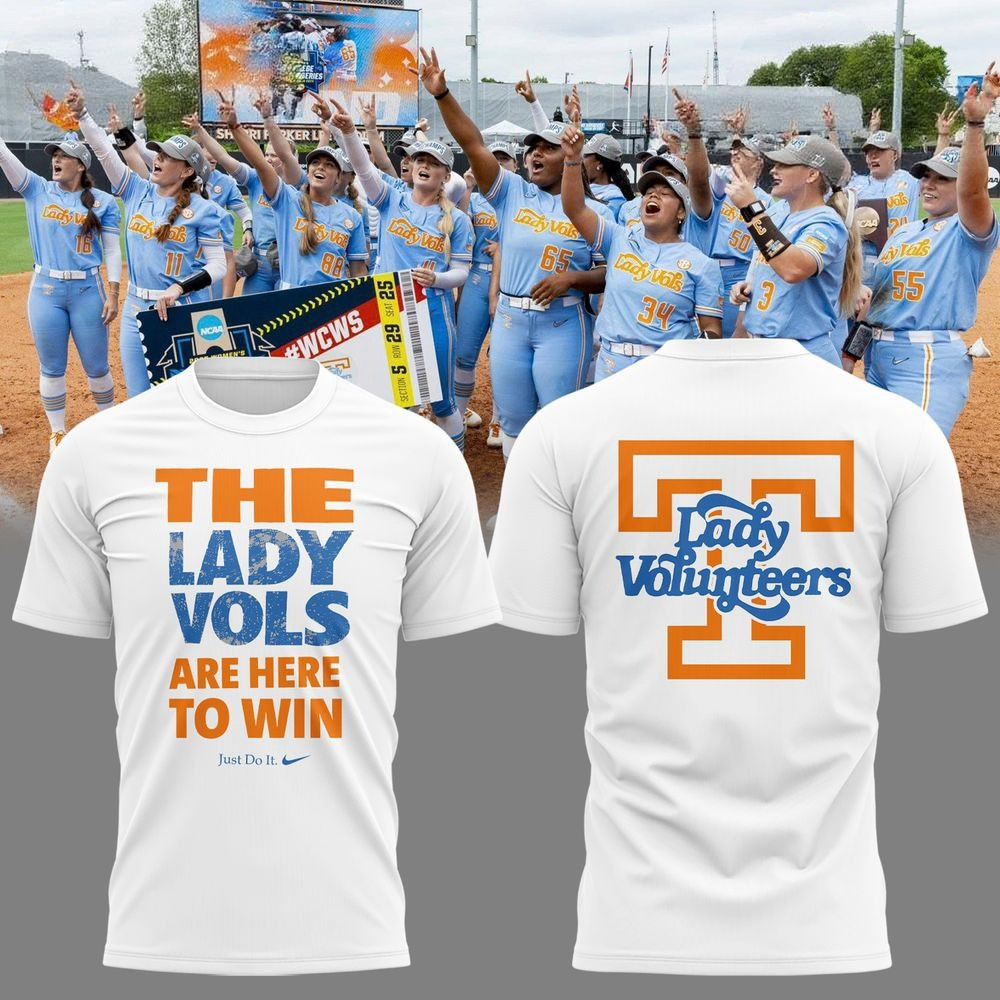 Tennessee Lady Volunteers Softball Are Here To Win Shirt Softball Lovers Gifts