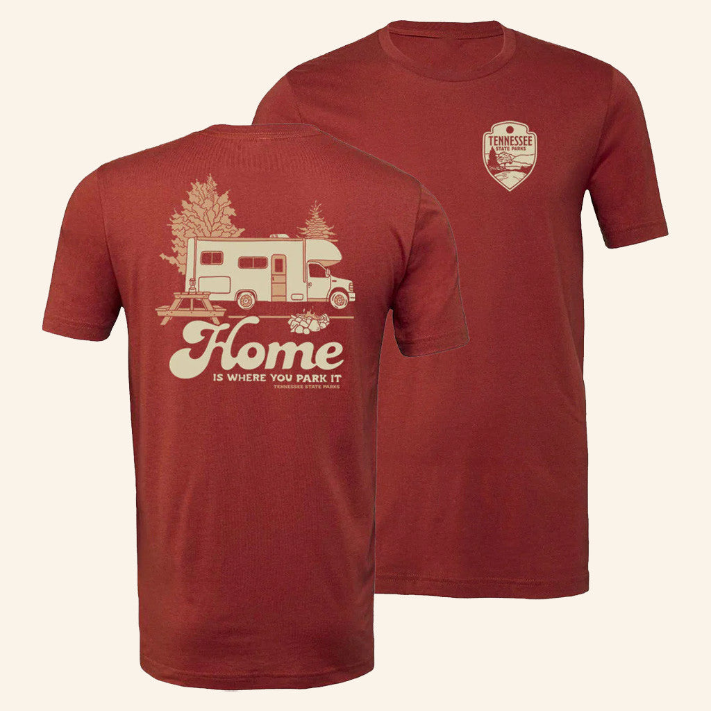 Tennessee State Parks Merch Tnsp Home Is Where You Park It T-Shirt Gifts For Friends