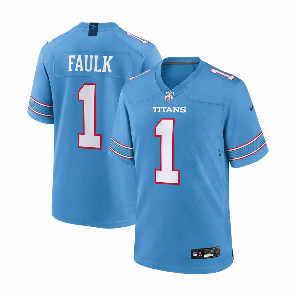 Tennessee Titans Keldric Faulk NFL Draft 2026 Jersey Football Clothes Unique Gift For Fans