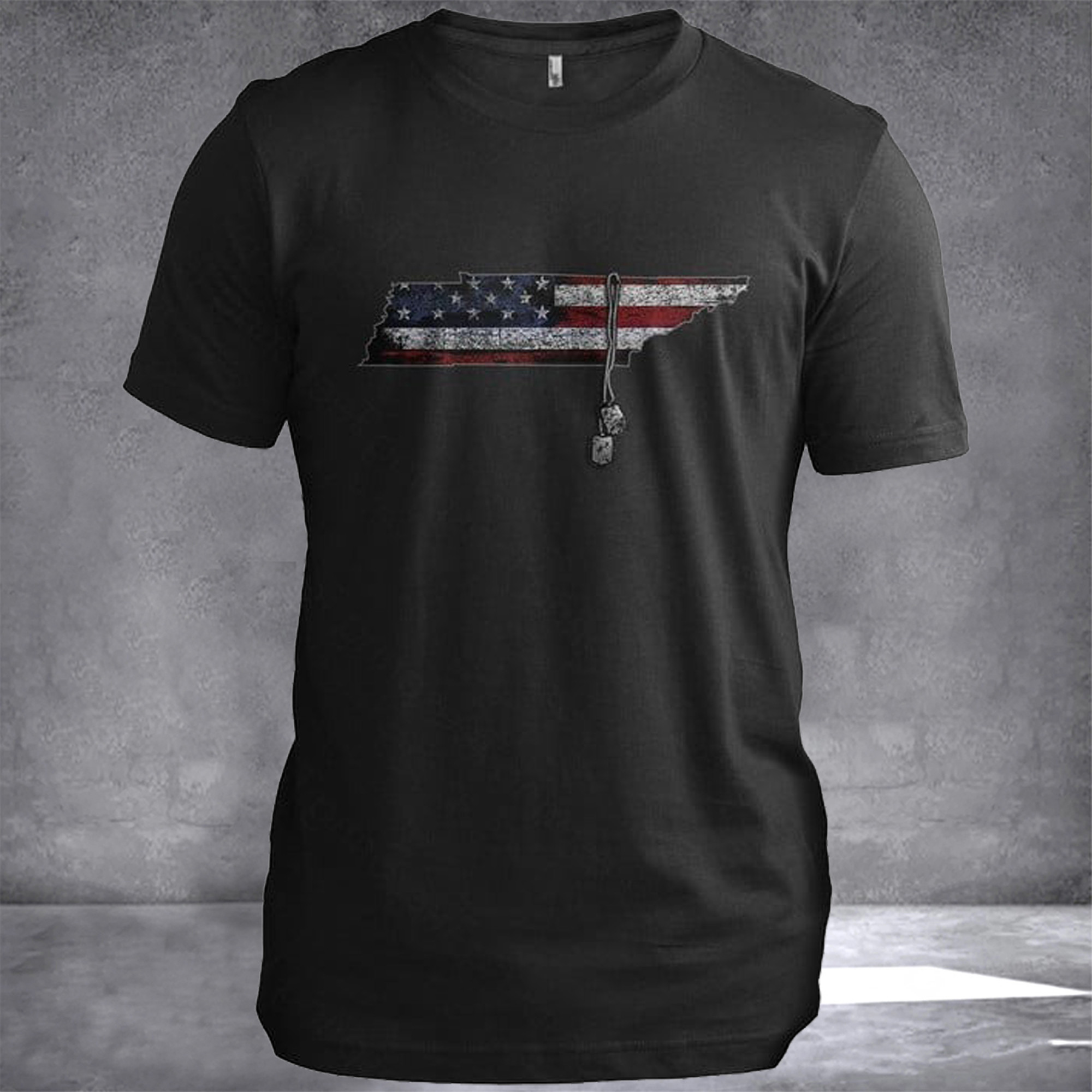 Tennessee Veteran Dog Tags Tennessee T-Shirt Veteran Day Ideas Patriotic Merch Gift For Dad
