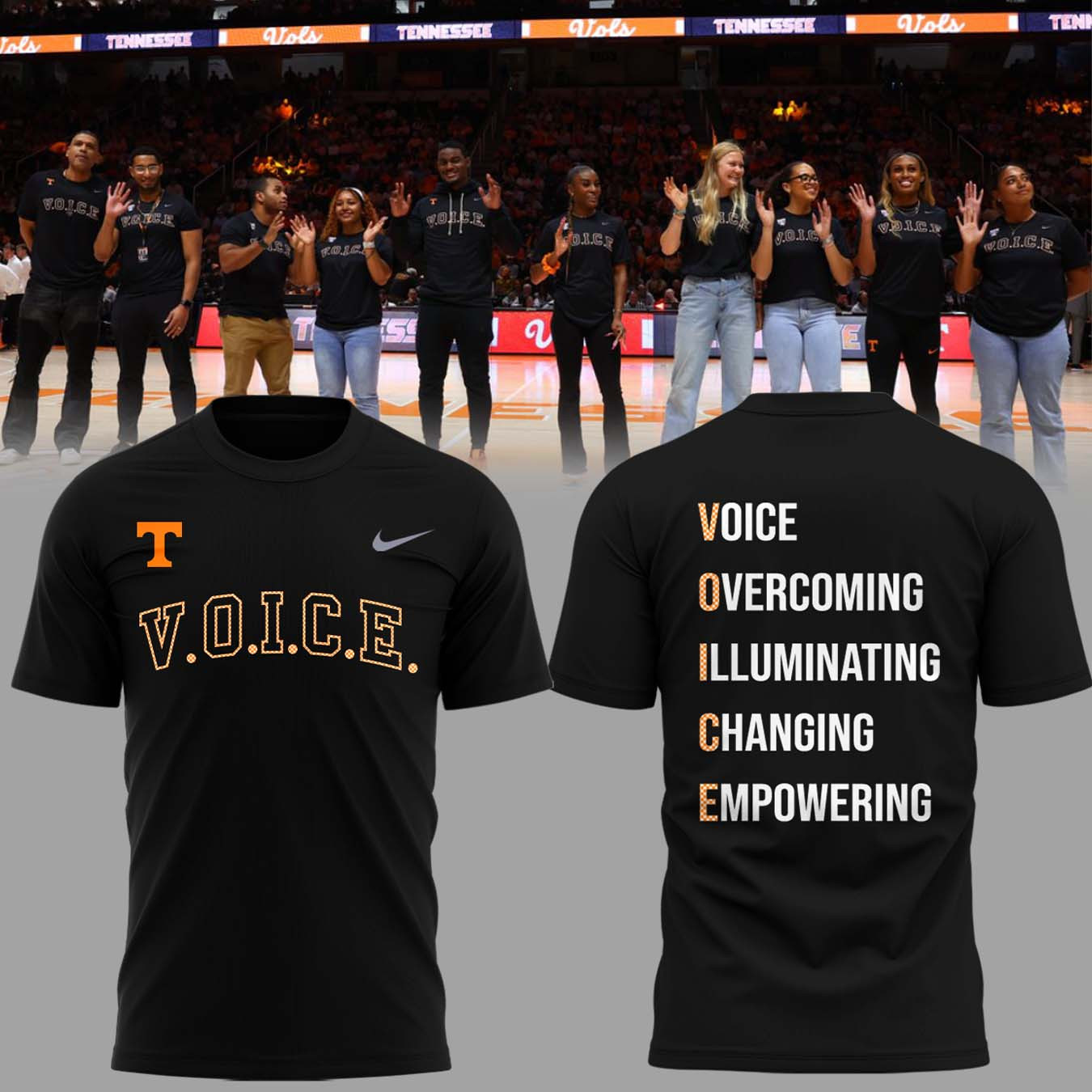 Tennessee VOICE Football Black History Month T-Shirt Unique Gifts For Hockey Lovers