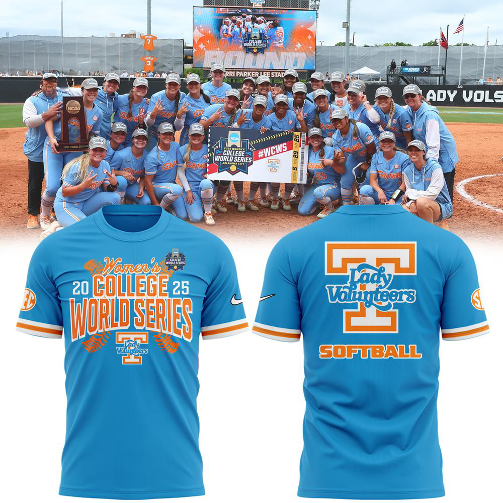 Tennessee Vols 2025 NCAA Softball Women's College World Series Shirt Gifts For Son