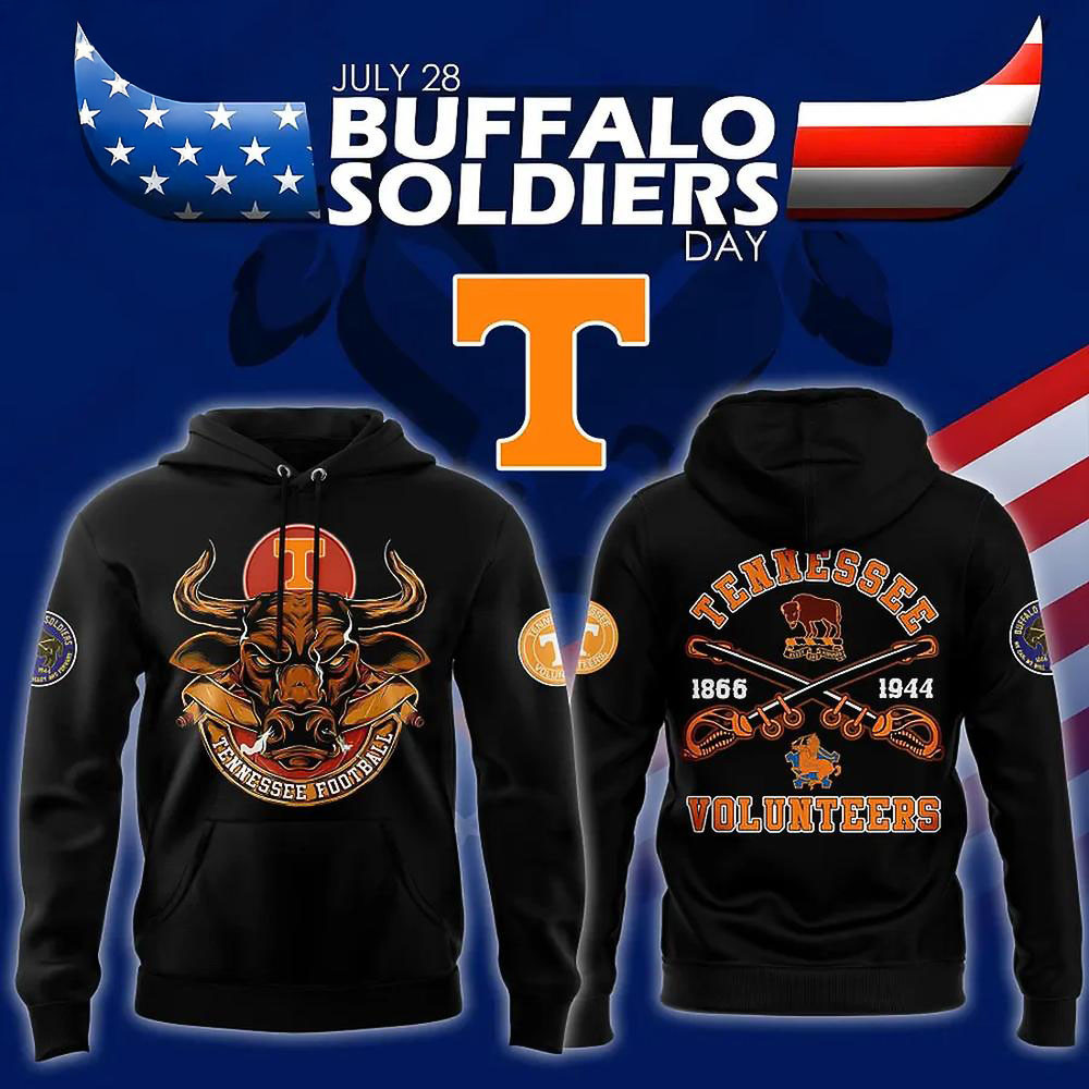 Tennessee Volunteers 2025 Buffalo Soldiers Day Hoodie Best Gifts For Football Fans