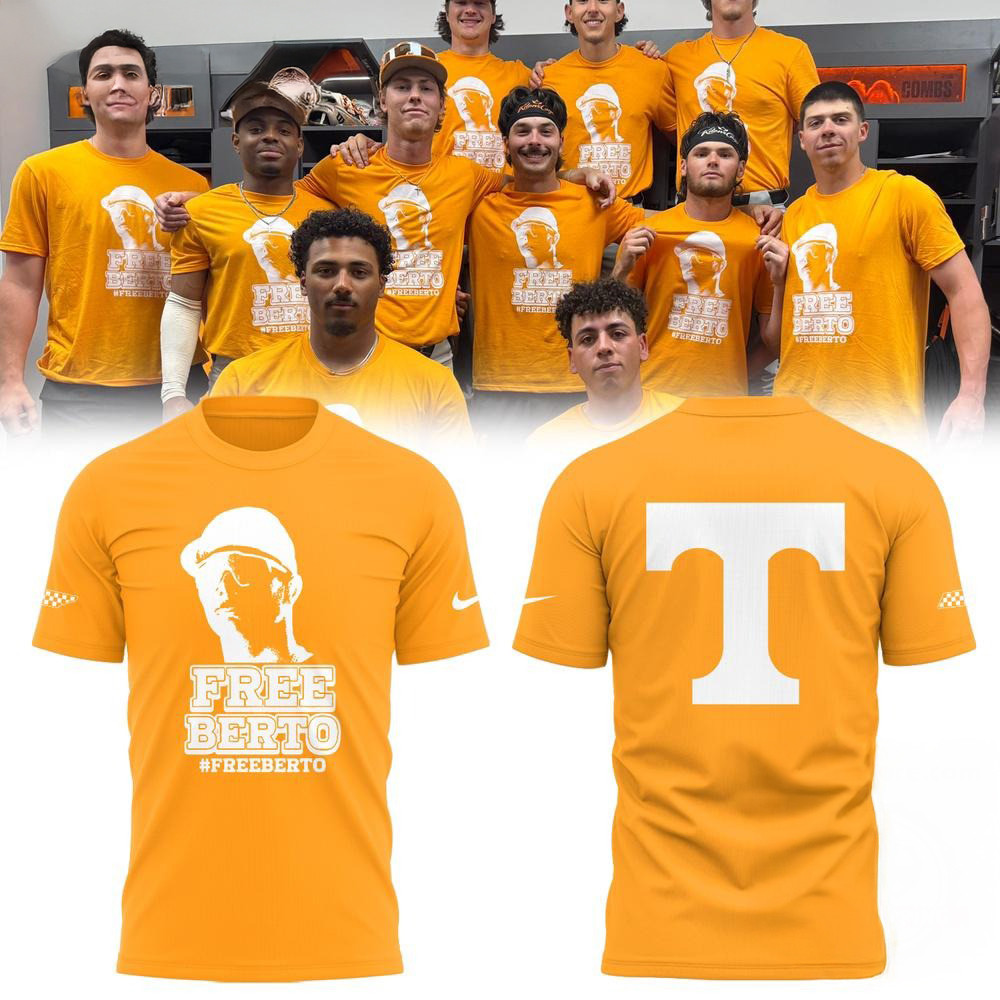 Tennessee Volunteers Baseball x Free Berto 3D Shirt Cool Gifts For Basketball Fans