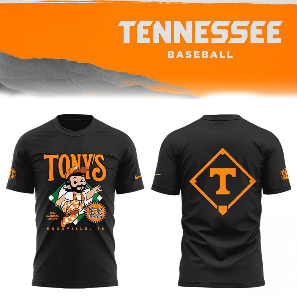 Tennessee Volunteers Baseball x TONY'S Shirt Gifts For The Basketball Enthusiast