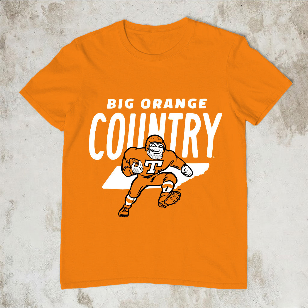 Tennessee Volunteers Big Orange Country T-Shirt Football Trending Fan Gear Best Gift For Vols Fans