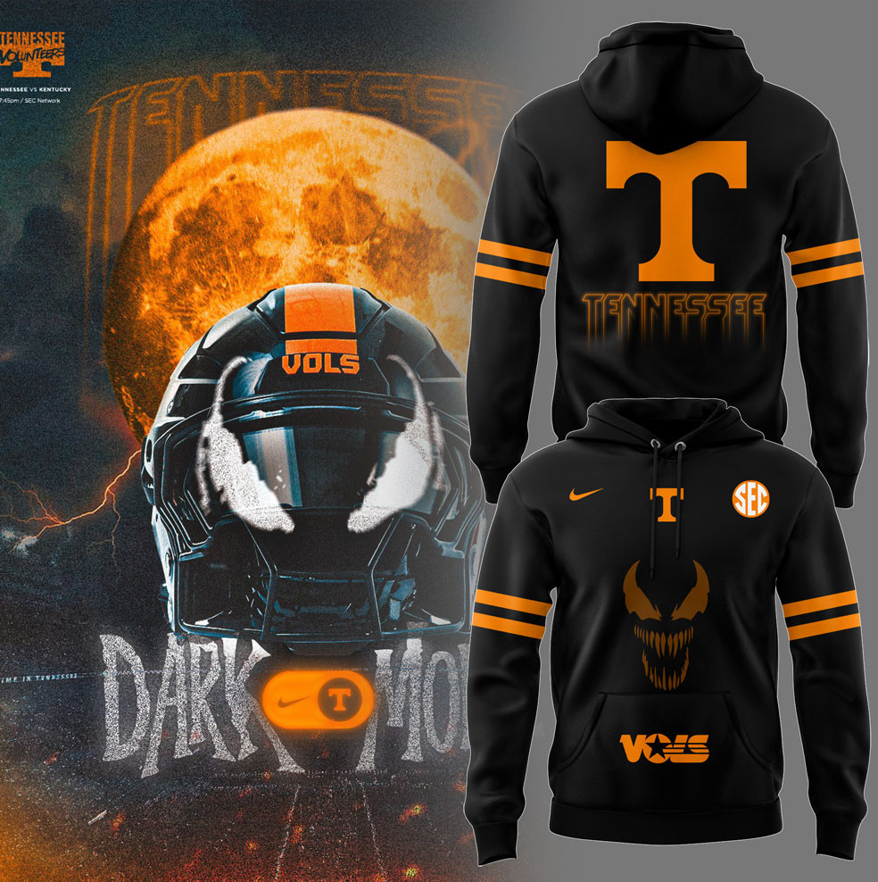 Tennessee Volunteers Dark Mode Venom Hoodie Game Day Clothing Birthday Gift For Fans