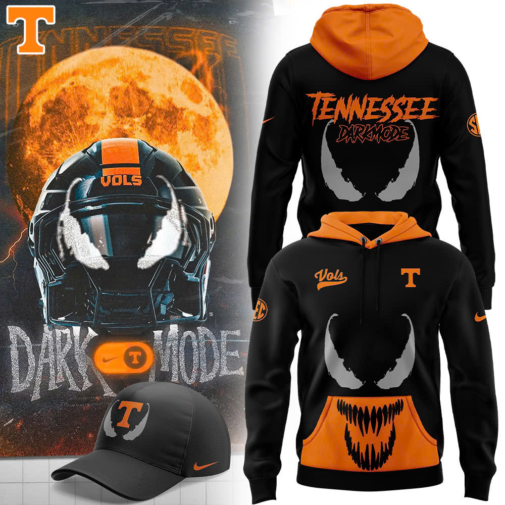 Tennessee Volunteers Dark Mode Venom Hoodie Tennessee Volunteers Merch Gift For Friends